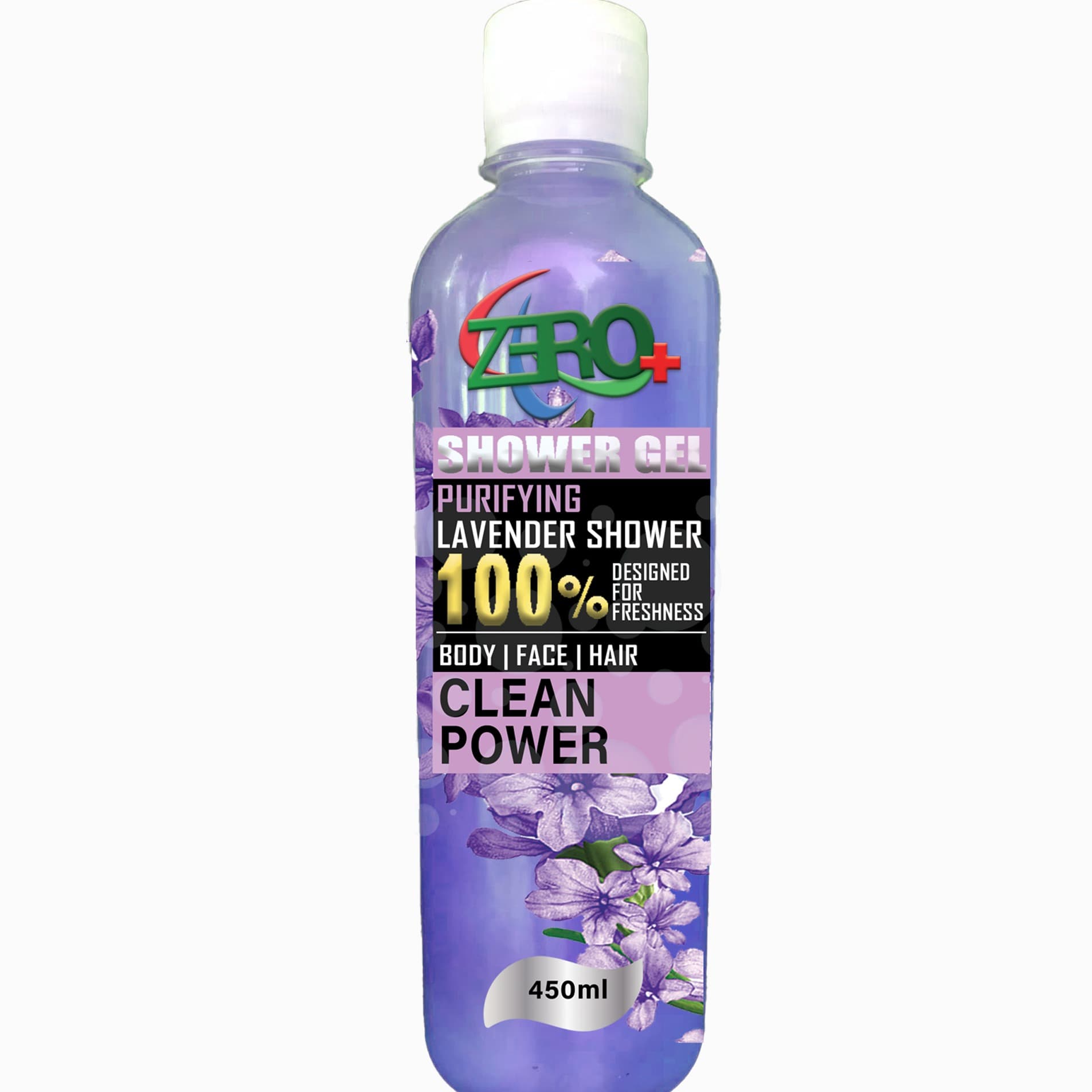 ZERO+ Lavender Shower Gel